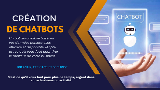 Je vais vous créer un chatbot personnalisé et efficace par LamayaTech