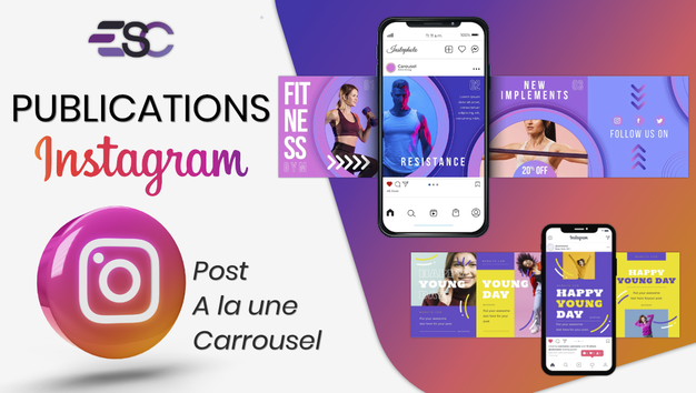 Je vais créer le design de vos publications Instagram par S_AND_COM