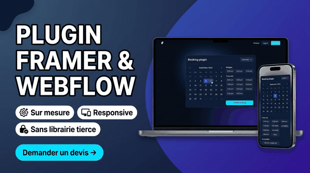 Je vais coder votre plugin Framer ou Webflow sur mesure par arseneevaa