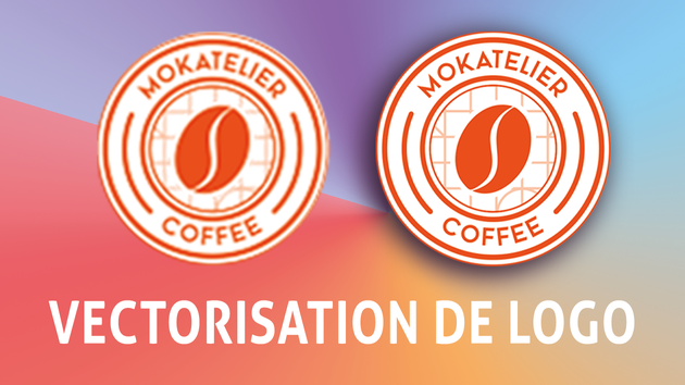 Je vais vectoriser votre logo pixelisé pour un rendu net et prêt à ...