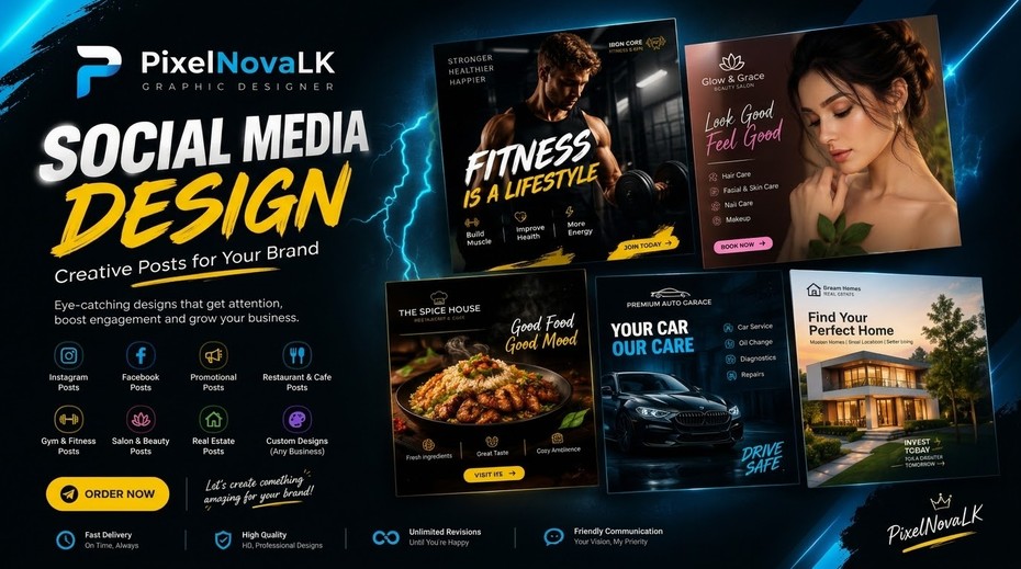 I will design professional social media posts and banners by pixel_nova_lk