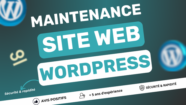 Je vais m'occuper de la maintenance de votre site web WordPress pour ...
