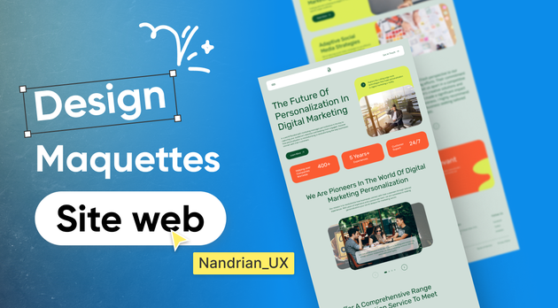 Je vais faire le design UI/UX de votre site web par Nandrian_UX