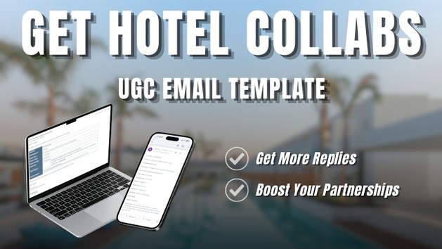 I will provide a ready-to-send email to get hotel/resort collaborations ...