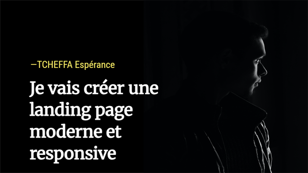 Je vais créer une landing page moderne et responsive par Pearl_8