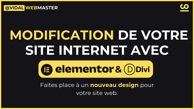 Je vais faire une modification sur votre site Wordpress avec Elementor ...