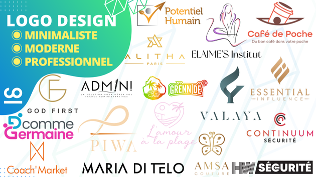 Je vais créer votre logo professionnel et moderne par xPertiz