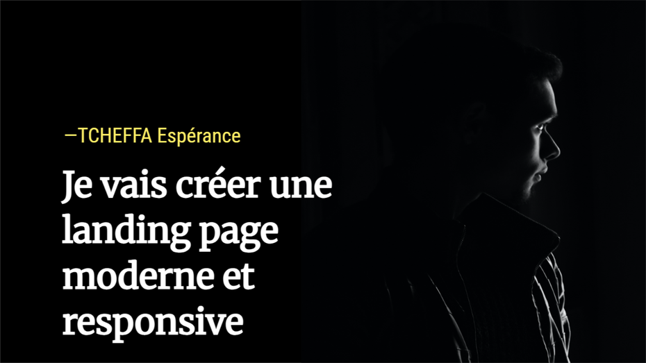 Je vais créer une landing page moderne et responsive par Pearl_8