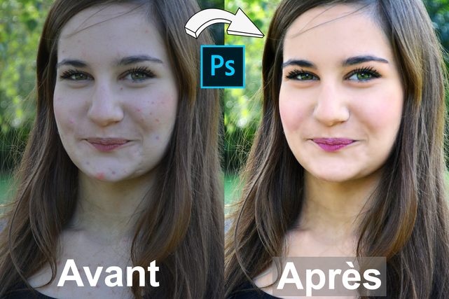 Je vais retoucher votre photo de façon professionnelle avec Photoshop ...