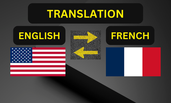 I will translate from english to french translation for business by ...