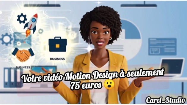 Je vais réaliser une vidéo motion design pour votre entreprise, marque ...