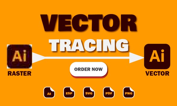 I will do vector tracing of your design, logo or picture by Dexterite_MIXON