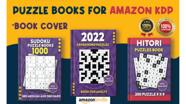 I will create activity puzzle book for KDP sudoku word search crossword ...