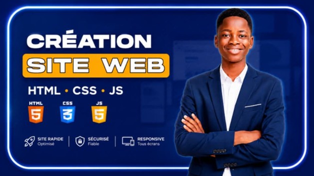 Je vais créer votre site web professionnel en html css et javascript ...