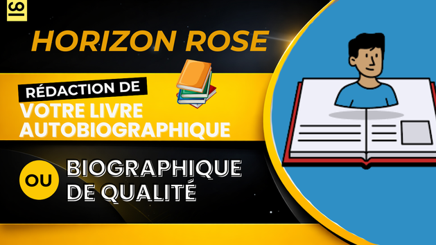 Je vais rédiger votre livre autobiographique ou biographique de qualité ...