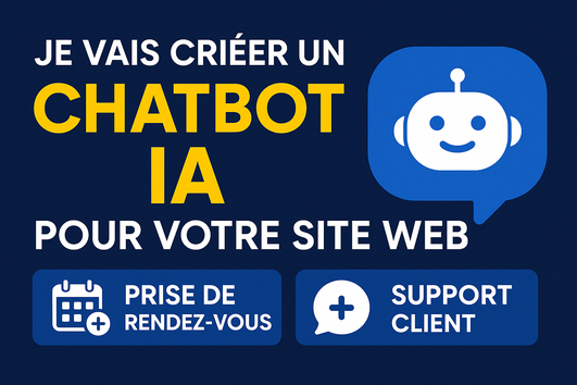 Je vais créer un chatbot IA pour votre site web par ArtekAI