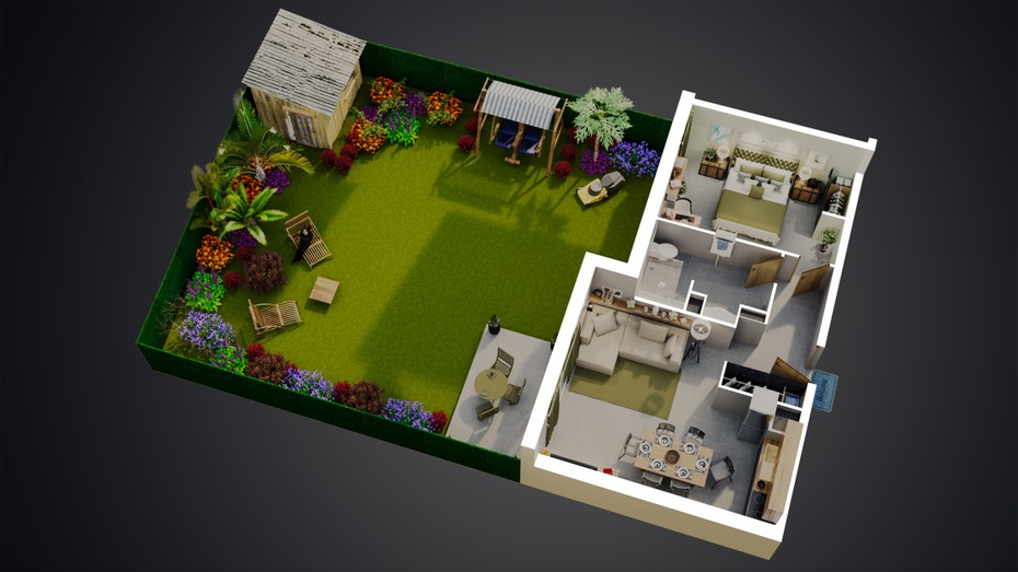 I will create a 3D section for a broader and more detailed ...