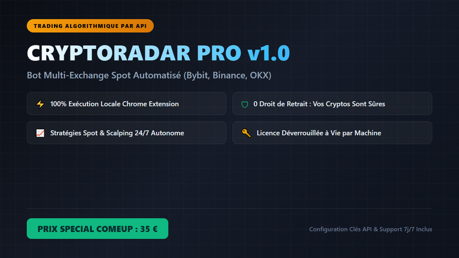 Je vais configurer et paramétrer votre bot de trading par API Bybit ...