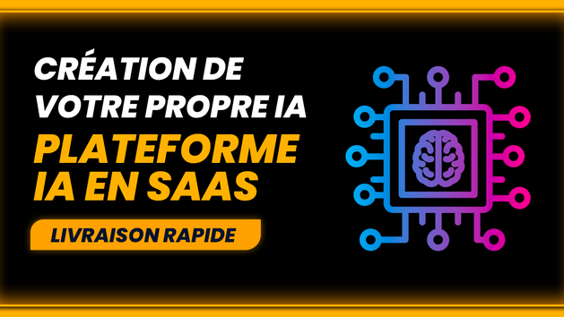 Je vais créer votre plateforme IA de génération de contenu, d'image et ...