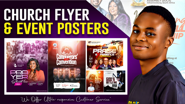 I will design powerful church flyers and revival posters in 7hrs by ...