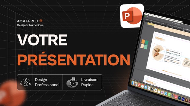 Je vais réaliser votre présentation powerpoint par Amal_DesignPro