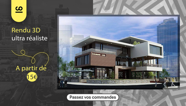 Je vais faire le rendu intérieur et extérieur de votre projet réaliste ...