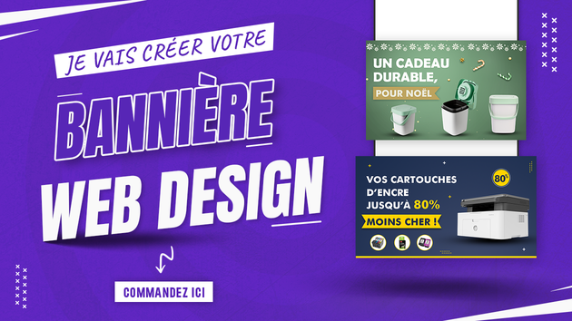 Je vais concevoir votre bannière web design par JosephDesigner
