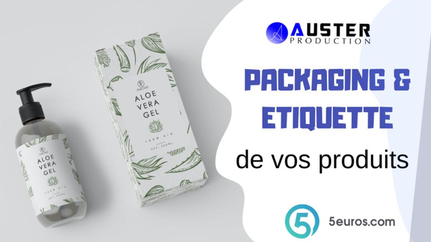 Je vais vous créer une étiquette ou packaging professionnels de vos ...