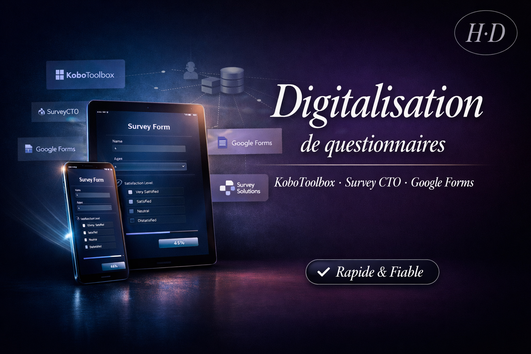 Je vais concevoir et paramétrer votre questionnaire digital sur ...