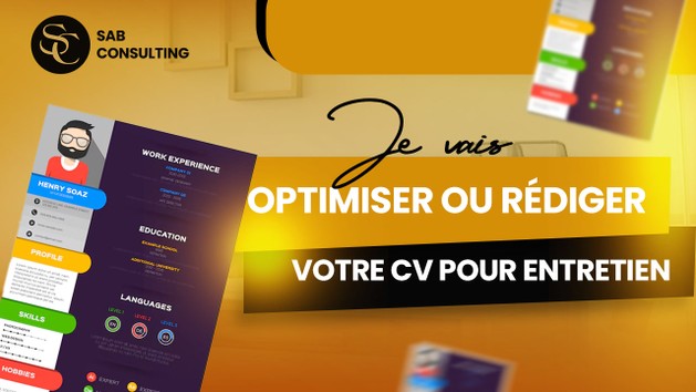 Je vais améliorer et rendre ton CV Professionnel / rédiger ta lettre de ...