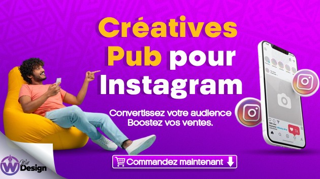 Je vais créer vos affiches publicitaires Instagram par Will_Design_