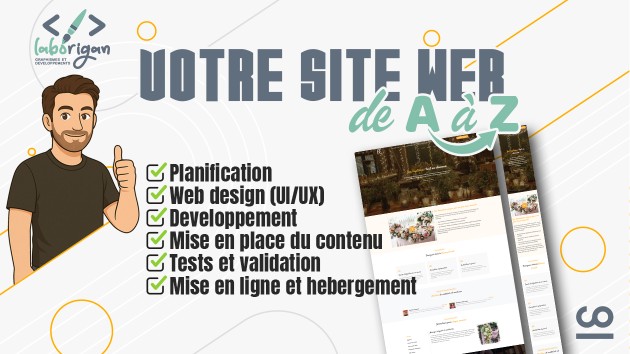 Je vais créer votre site web professionnel sur mesure de A à Z par ...