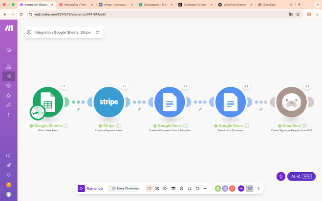 Génération automatique de facture