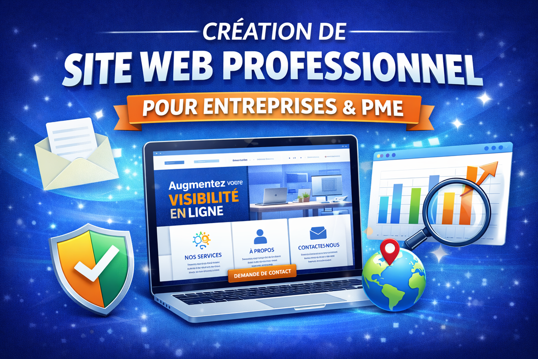Je vais créez le site web professionnel de votre entreprise par watchweb