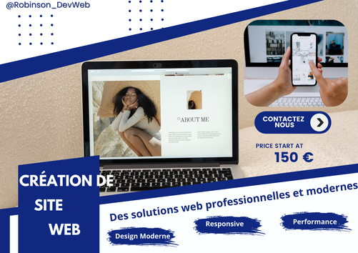 Je vais créer un site web moderne et responsive par Robinson_DevWeb