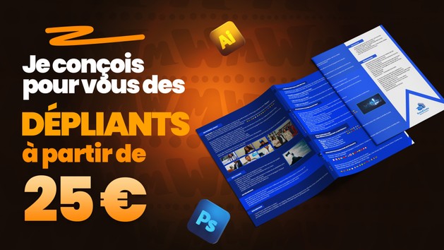 Je vais vous Concevoir des dépliants professionnels et percutant par ...