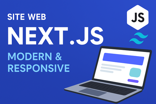 Je vais créer un site web moderne et rapide avec Next.js & Tailwind CSS ...