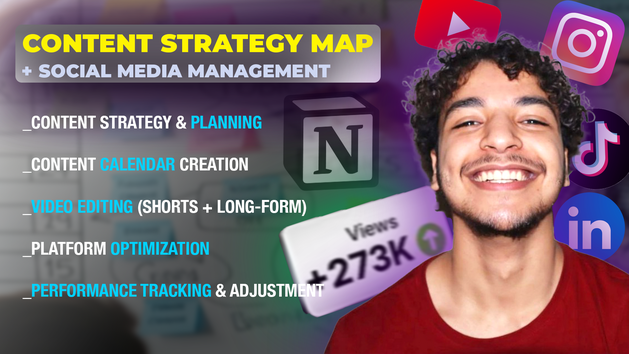 I will do your content Strategy Map including video editing by sidou_edits