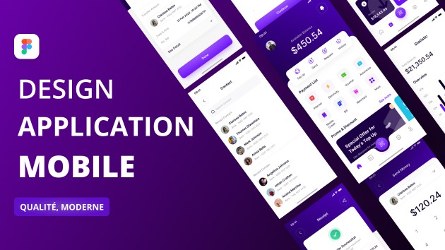 Je vais créer le design UI UX de votre application mobile iOS & Android ...