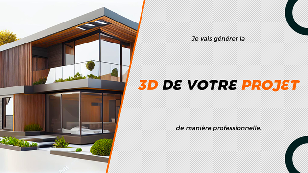 Je vais générer la 3d de votre projet rendu et vidéo par Majocu_architect