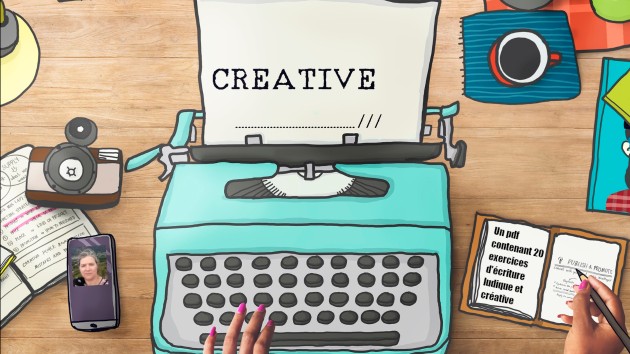 Je vais animer un atelier d'écriture en ligne par Doublure_Stylo