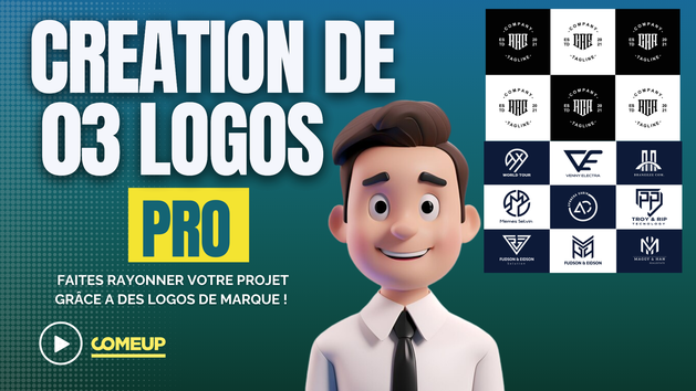 Je vais concevoir 3 logos professionnels pour votre entreprise par ...