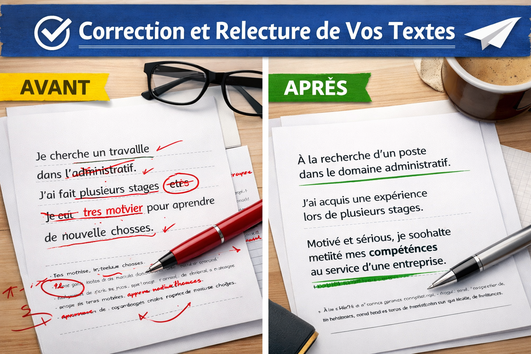 Je vais corriger et améliore votre texte en 24h par StudioTexte