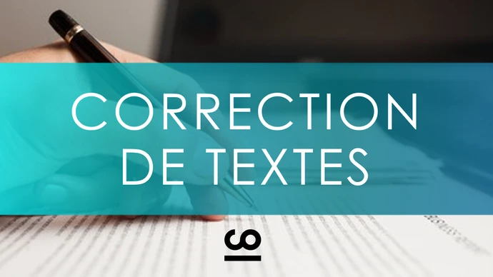 Je vais corriger vos fautes d'orthographe, de grammaire et de syntaxe ...