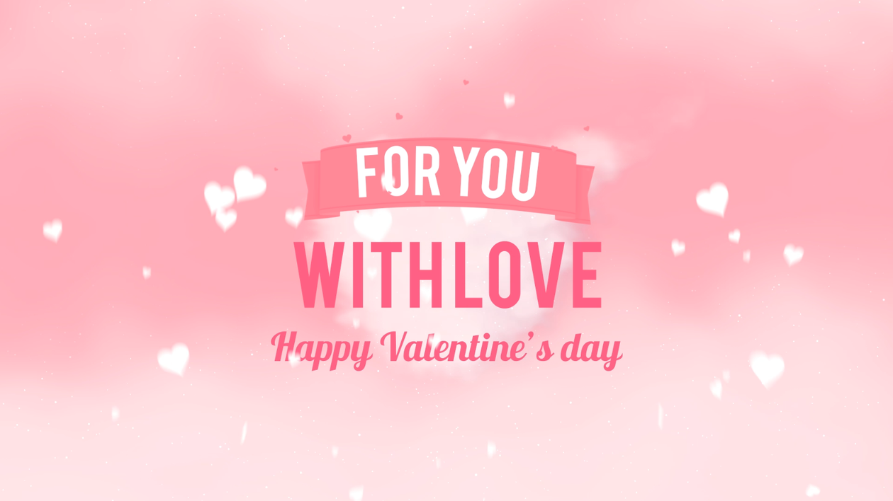 Je vais créer une vidéo romantique pour Le jour de la Saint-Valentin