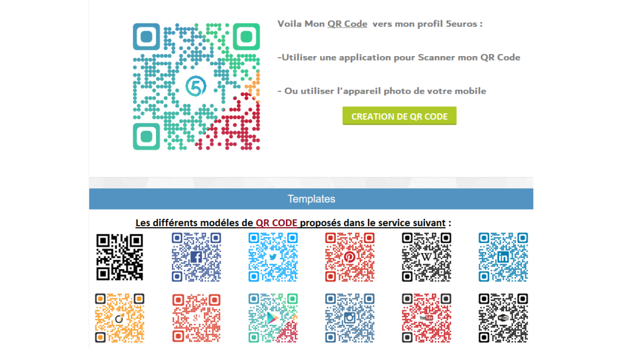 Je vais créer un QR CODE Design vers le lien de votre choix par Agency_BHM