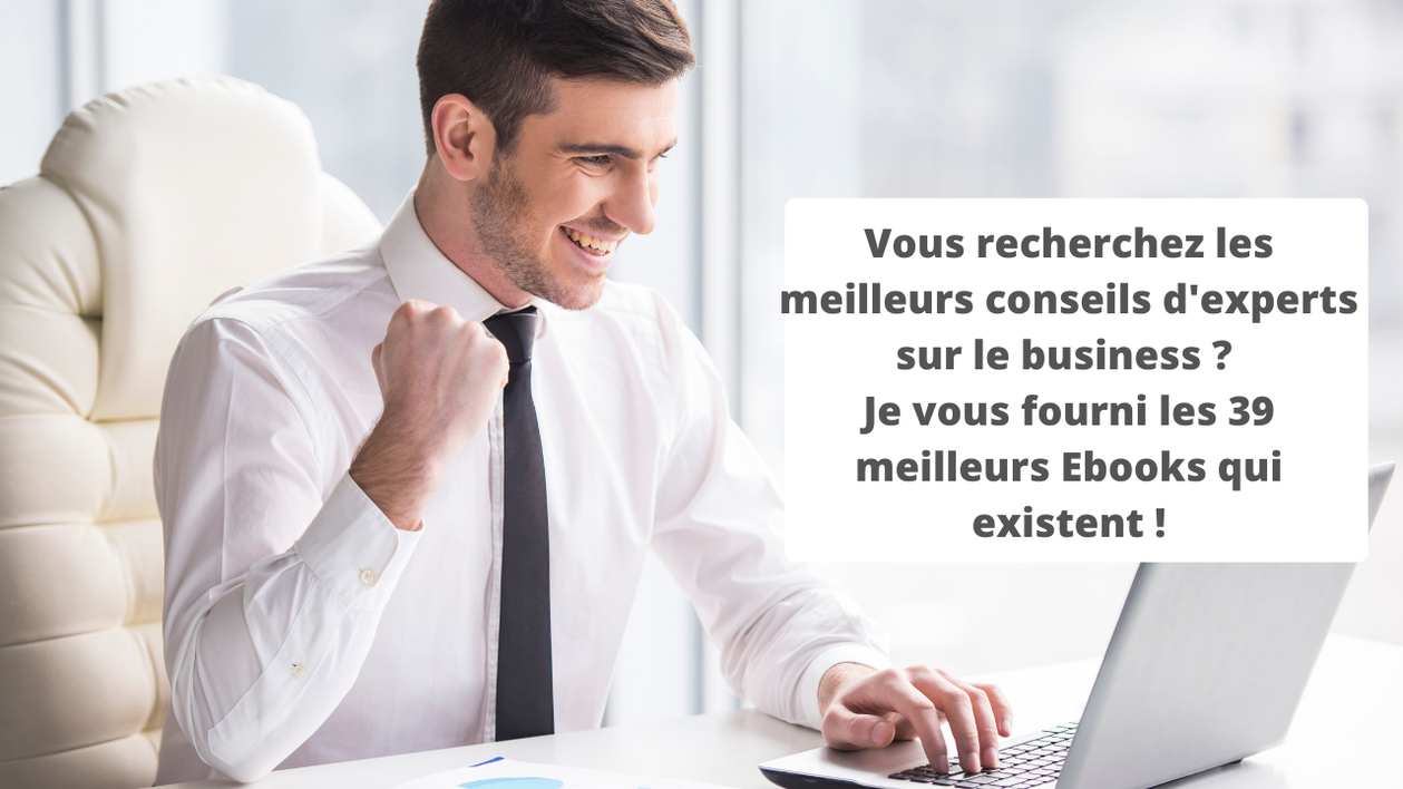 Je vais vous donner 39 ebooks sur le business avec droit de revente par