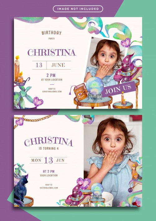 Je vais créer votre carte d'invitation magnifique et captivante