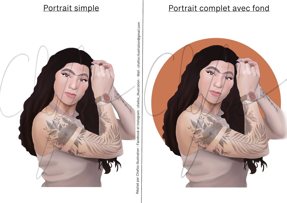 Je vais réaliser un portrait numérique par Chafoo