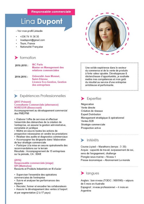 Je vais designer votre CV de manière professionnelle et attractive
